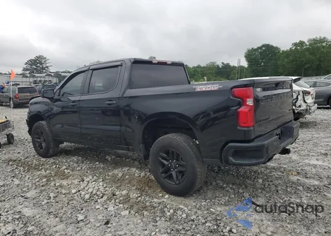 2021 Chevrolet Silverado K1500 Trail Boss Custom из США, поврежденный, VIN 1GCPYCEF4MZ154640